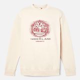 Timberland Front Seasonal Graphic Yuvarlak Yaka Regular Fit Desenli Sweatshirt, L, 5003301802, Bej, erkek