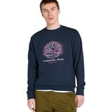 Timberland Front Seasonal Graphic Yuvarlak Yaka Regular Fit Desenli Sweatshirt, XL, 5003301778, Mavi, erkek
