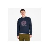 Timberland Front Seasonal Tree Logo Graphic Crewnec Erkek Lacivert Sweatshirt Tb0a5mc74331