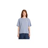 Timberland Graphic Short Sleeve Tee Kadın T-Shirt, Mavi, L Beden