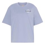 Timberland Graphic Short Sleeve Tee Kadın T-Shirt, Mavi, S Beden