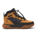Tımberland Greenstride Motion 6 Mid Lace Up Waterpr Çocuk Outdoor Botu TB1A66P82311 Kahverengi - Beyaz