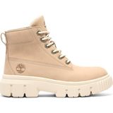 Timberland Greyfield Mıd Lace Up Bej Kadın Outdoor Bot - Siyah