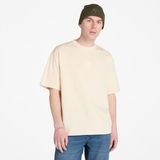 Timberland Hampthomn Tonal Stack Logo Erkek Bej T-Shirt.-