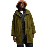 Timberland Kadın 2-In-1 Cıty Parka Uzun Kollu Doğa Yürüyüşü İçin Koyu Yeşil Günlük Kullanım - XL