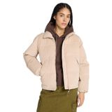 Timberland Kadın Bej Welch Mountain Su Geçirmez Fitilli Kadife Şişme Mont TB0A2R1DEYK1 Bej