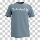 Timberland Kennebec Rıver Linear Logo Short Sleeve Erkek Tişört TB0A5UPQENE1 - Yeşil