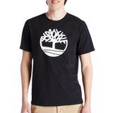 Timberland Kennebec River Siyah Baskılı T-Shirt, L, TB0A2C2R_NEN92_L, Negru, Erkek