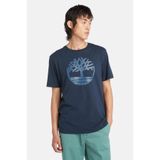 Timberland Lacivert Erkek Bisiklet Yaka Baskılı T-Shirt TB0A2C2RZ021_Short Sleeve Tee