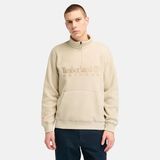 Timberland Linear Logo Erkek Sweatshirt - TB0A6Y5TCY21 - XL - Krem