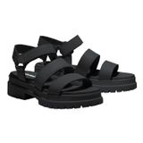 Timberland London Vibe 3 bantlı kadın sandaleti, Siyah, 38 EU