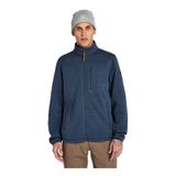 Timberland Melange Fleece Ceket, XL, 5003301707, Mavi, Erkek