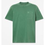 Timberland MERRYMACK RIVER Garment Dye Chest Pocket Erkek Tişört TB0A5VDHA6Z1 Yeşil
