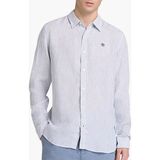 Timberland Mill Brook Linen Striped Regular Erkek Gömlek - Açık Mavi