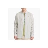 Timberland Mill Brook Linen Striped Regular Erkek Gömlek - XL - Açık Yeşil