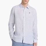Timberland Mill Brook Linen Striped Regular Erkek Gömlek