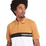 Timberland Millers River Colourblock Erkek Klasik Yaka Polo Tişört - Kahverengi