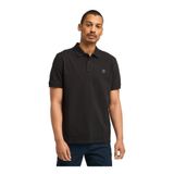 Timberland MILLERS RIVER Pique Short Sleeve Po Siyah Regular Fit Nakışlı Erkek Polo T-Shirt