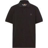 Timberland Millers River Pique Short Sleeve Polo Erkek T-shirt SIYAH