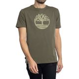 Timberland O Yaka Baskılı Haki Erkek T-Shirt - TB0A2C2RA581 SSKennebec River Tree
