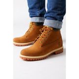 Timberland Premium 6 In Waterproff Boot Rust Nubuck Hakiki Deri Su Geçirmez Erkek Bot Tarçın - Kahrengi - Taba