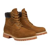 Timberland Premium 6 Inch Lace Up Waterp Bot Dark Wheat Nubuck, 41, TB172066EBL1, DARK WHEAT NUBUCK, Erkek