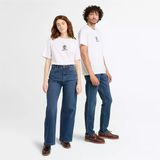 Timberland Print Stack Logo Short Sleeve Tee Erkek Tişört Tb0a6wwt1001