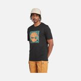 Timberland Short Sleeve Front Graphi Siyah Erkek Kısa Kol T-Shirt