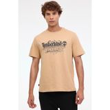 Timberland Short Sleeve Graphic Slub Kahverengi Erkek Kısa Kol T-Shirt