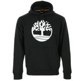 Timberland Siyah Core Tree Logo Pull Over Hoodie Erkek Günlük Sweatshirts