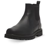 Timberland Siyah Erkek Deri Bot BRITTON ROAD MID CHELSEA BOOT, Siyah, 43,5