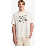 Timberland Slogan Erkek Beyaz T-Shirt TB0A6F4NCM91 - XL