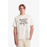 Timberland Slogan Erkek Beyaz T-Shirt TB0A6F4NCM91