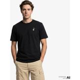Timberland Slogan Erkek Siyah T-Shirt.-