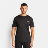 Timberland Small Linear Logo Print Tee Siyah Erkek T-Shirt - XL