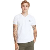 Timberland Ss Dunstan Rıver Jersey V Beyaz Erkek Kısa Kol T-Shirt