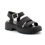 Timberland Stone Street Kadın Askılı Sırtlı Platform Sandalet, W02 Blk Tam Tahıl, 9.5