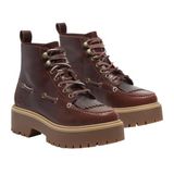 Timberland Stone Street Mid Lace Up Boot Bot, 37, TB0A27YZ, Bordo, Kadın