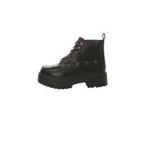 Timberland Stone Street Mid Lace Up TB0A27YZW021 Black Siyah Deri Kadın Bot