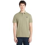 Timberland Tb0a26n4 Pique Sleeve Polo T Haki Erkek T-shirt