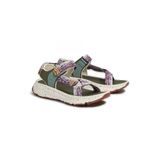 Timberland Tb0A41R8 Motion Dune Backstrap Sandal Çok Renkli Kadın Sandalet, EUA1 NATURAL WEBBING W DK PUR, 37