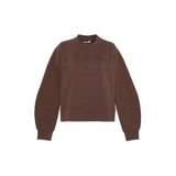 Timberland Tb0A41Zb Lush Comfort Crew Sweat Kahverengi Kadın Sweatshirt, 2431 CHOCOLATE BROWN, S