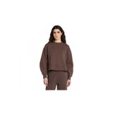 Timberland Tb0A41Zb Lush Comfort Crew Sweat Kahverengi Kadın Sweatshirt, 2431 CHOCOLATE BROWN, XS