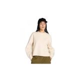 Timberland Tb0A41Zb Lush Comfort Crew Sweat Krem Kadın Sweatshirt, EFL1 ANGORA, M