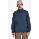 Timberland TB0A44T14751-MELANGE Fleece Jacket Mavi Regular Fit Taşlamalı Erkek Ceket - S