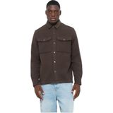 Timberland TB0A44TN Corduroy Collar Utility Over Gömlek Kahverengi Erkek Gömlek - XL