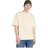 Timberland TB0A5MNT Hampthon Tonal Stack Logo Tee Krem Erkek T-Shirt - XL