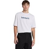 Timberland TB0A5SFX1001 Uv-Protectıon Logo Short Sleeve Tee Beyaz Erkek Tişört
