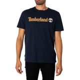 Timberland Tb0A5Upq Linear Logo Sleeve Krem Erkek T-Shirt
