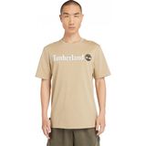 Timberland TB0A5UPQ Linear Logo Sleeve Sarı Erkek T-Shirt - XL